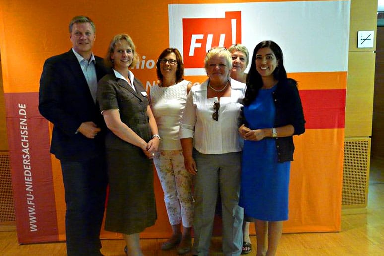 v.l. Ulf Thiele, Dr Diana Kisro-Warnecke, Veronika Kloppenborg, Gertrud Landwehr, Anita Pöhlking, Aygül Özkan